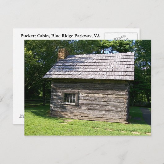 Aangepaste Puckett Cabin Sideview Briefkaarten (Voorkant / Achterkant)