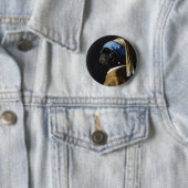 Aangepaste Pug als populair icoonbeeld Ronde Button 5,7 Cm (In situ)