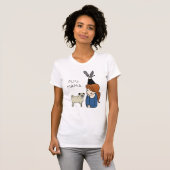 Aangepaste Pug Mama T-Shirt (Voorkant volledig)