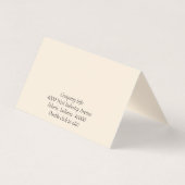 Aangepaste punt gevouwen display Kaart voor het op (Achterkant)