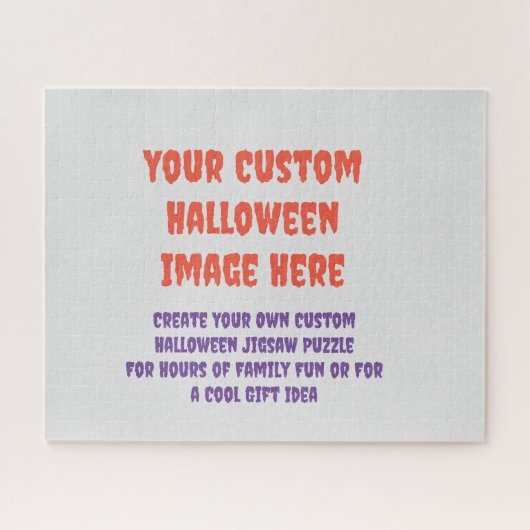 Aangepaste puzzel, Creëer uw eigen Halloween Legpuzzel (Horizontaal)