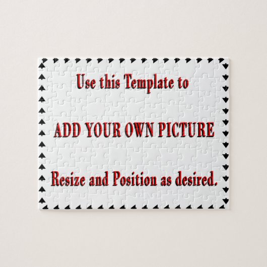 Aangepaste puzzel - voeg je eigen afbeelding toe (Horizontaal)