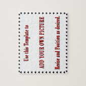 Aangepaste puzzel - voeg je eigen afbeelding toe legpuzzel (Verticaal)