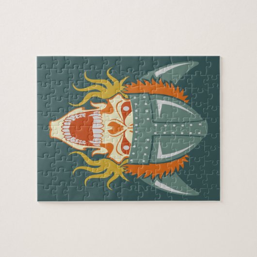 Aangepaste puzzel voor de schedel legpuzzel (Horizontaal)