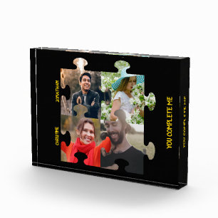 Aangepaste puzzelfoto Je vult me paar in Fotoblokken