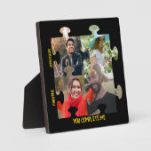 Aangepaste puzzelfoto Je vult me paar in Fotoplaat (Voorkant)