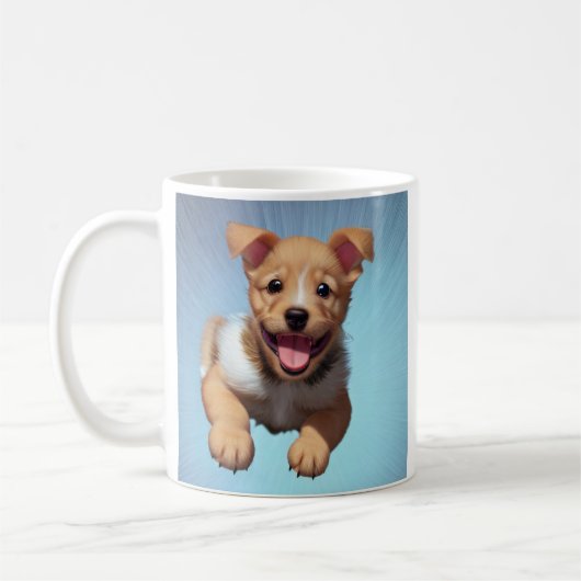 Aangepaste pydog koffiemok (Links)