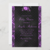 Aangepaste QR Code Baby shower Uitnodiging Sjabloo (Voorkant)