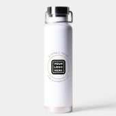 Aangepaste QR-code Business Logo Website Tekst Waterfles (Achterkant)