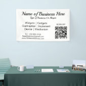 Aangepaste QR Code Business Spandoek (Beurs)