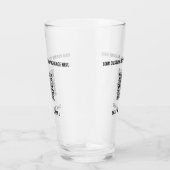 Aangepaste QR-code en Sjabloon voor tekstpromotieg Glas (Rechts)