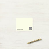 Aangepaste QR-code en website Post-it® Notes-sjabl Notes (Op bureau)