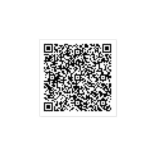 Aangepaste QR-code Gepersonaliseerde rubberen stem Rubberstempel (Afrduk)