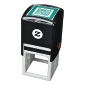 Aangepaste QR Code Info Naam Website Zelfinkkend S Zelfinktende Stempel (Product)