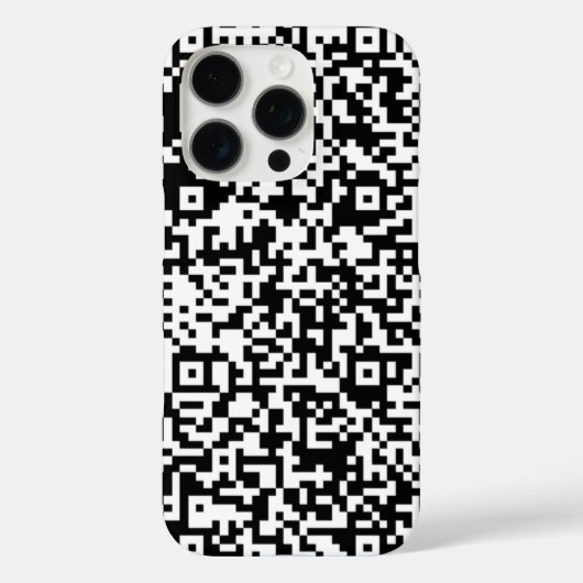 Aangepaste QR-code iPhone Case (Achterkant)