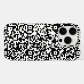 Aangepaste QR-code iPhone Case (Achterkant (horizontaal))