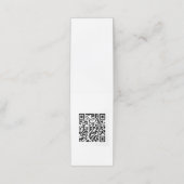 Aangepaste QR-code Klantenkaartje (Buitenkant ongevouwen)
