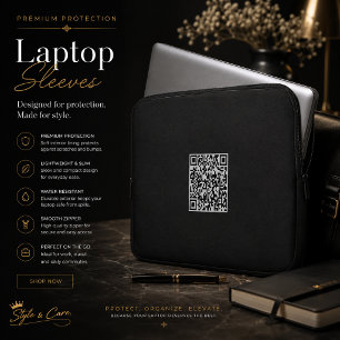 Aangepaste QR-code-laptoplap voor merkpromotie Laptop Sleeve