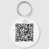 Aangepaste QR-code logo zakelijk Sleutelhanger (Achterkant)