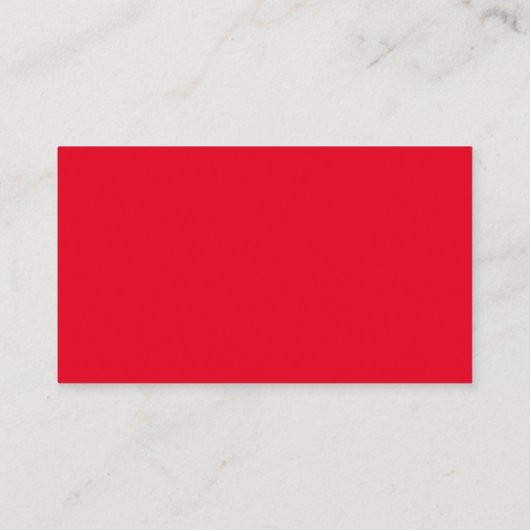 Aangepaste QR-code Modern rood Visitekaartje (Achterkant)