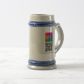 Aangepaste QR-code moderne sjabloon upload logo Bierpul (Voorkant rechts)