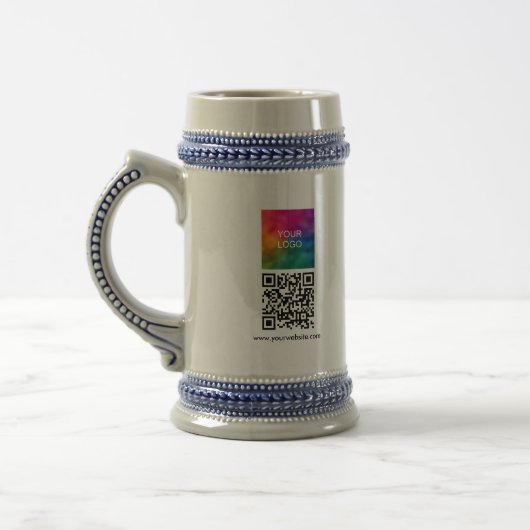 Aangepaste QR-code moderne sjabloon upload logo Bierpul (Links)