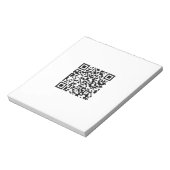 Aangepaste QR-code Notitieblok (Gedraaid)