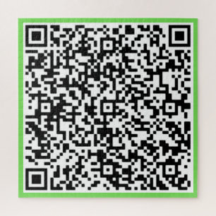 Aangepaste QR-code Puzzel Gift Uw verrassingsberic Legpuzzel