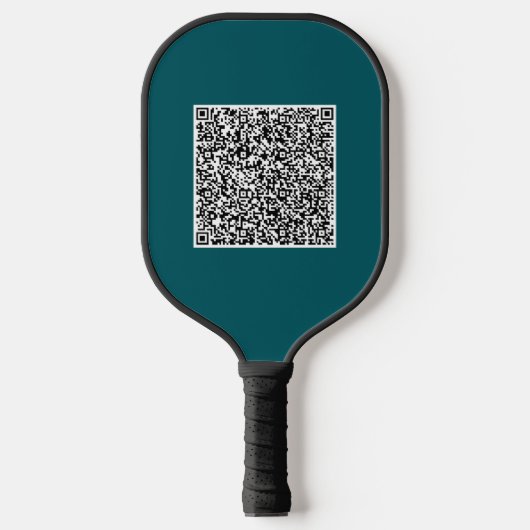 Aangepaste QR-code scan info kleuren Pickleball Pa Paddle (Voorkant)