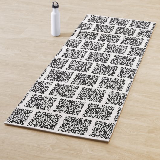 Aangepaste QR Code Scan Info Yoga Mat (In situ)