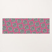 Aangepaste QR Code Scan Info Yoga Mat - Kies kleur (Achterkant (horizontaal))