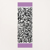 Aangepaste QR Code Scan Info Yoga Mat - Kies kleur (Voorkant)
