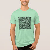 Aangepaste QR Code Scan Ontwerp Uw Eigen Grappig C Tri-Blend Shirt (Voorkant)