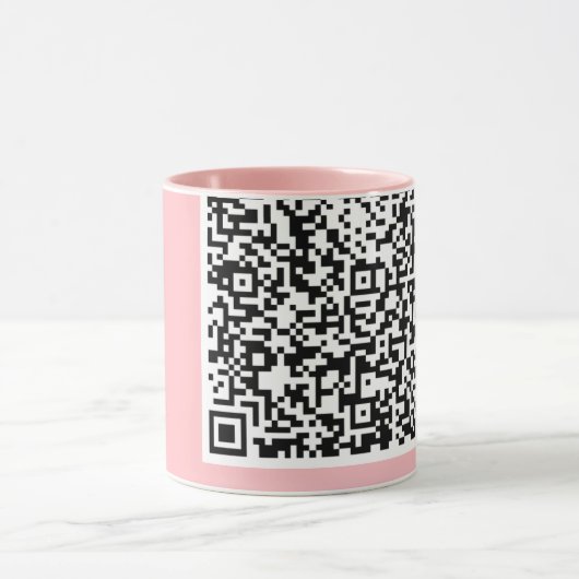 Aangepaste QR-code Scan Uw Grappige Mok Kies Kleur (Midden)