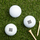 Aangepaste QR-code scaninfo gepersonaliseerde golf Golfballen (Insitu Gras)