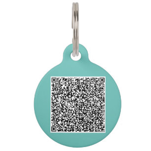 Aangepaste QR-code scaninfo gepersonaliseerde huis Huisdierpenning