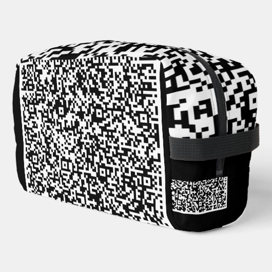 Aangepaste QR-code scaninfo kies kleur Toilettasje (Linkerhoek)