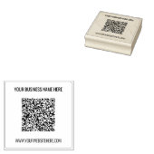 Aangepaste QR Code Scaninfo Naam Website Stempel (Gestempeld)
