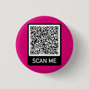Aangepaste QR Code Scaninfo Tekst Button Uw kleure