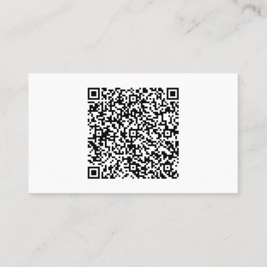 Aangepaste QR-code scannen in uw Visitekaartje (Achterkant)