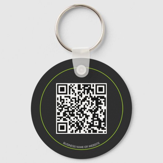 Aangepaste QR-code Sleutelhanger (Voorkant)