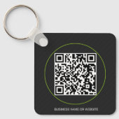 Aangepaste QR-code Sleutelhanger (Voorkant)