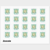 Aangepaste QR-code sticker (QR-code sjabloon #294) (Vel)