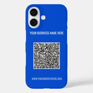 Aangepaste QR Code Tekst en Kleur iPhone Case Sjab