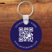 Aangepaste QR-code tekstkleur Promo-sleutelhangers Sleutelhanger (Voorkant)