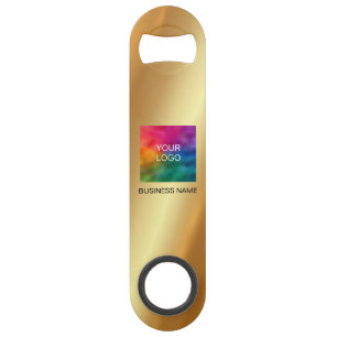 Aangepaste QR-code upload bedrijfslogo glamour gou Speed Flessenopener