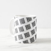 Aangepaste QR-code Uw grappige mok cadeau Kleuren  (Voorkant links)