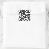 Aangepaste QR-code Vierkante Sticker (Tas)