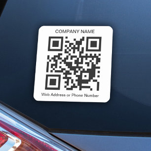 Aangepaste QR-code Vinyl Sticker