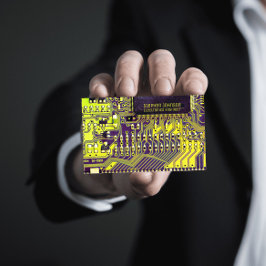 Aangepaste QR-code voor groene, moderne printkaart Visitekaartje